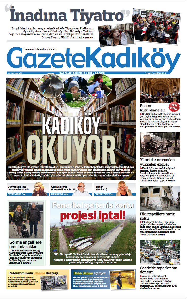 Gazete Kadıköy 882.sayı